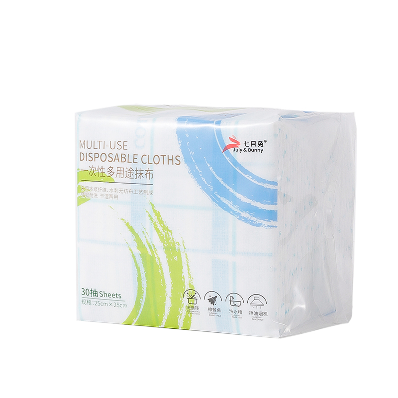 Disposable Multifunctional Environmentally Friendly Wood Pulp Fiber Kitchen Towels