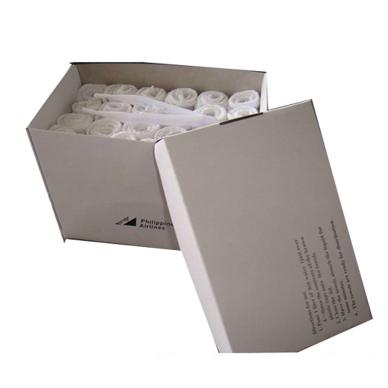 Individually Packaged Airline-specific Boxed Rolled Towels