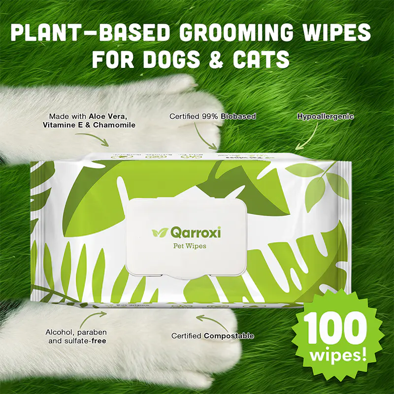 Natural Ingredient Pet Wipes