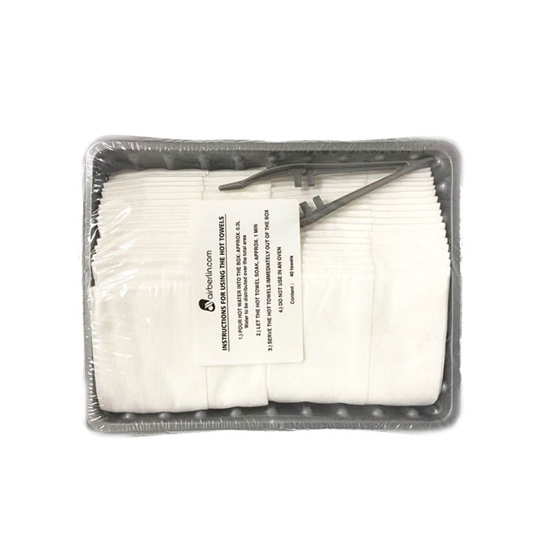 Thickened Pure Cotton Spunlace Non-woven Airline Special Tray Drying Towels